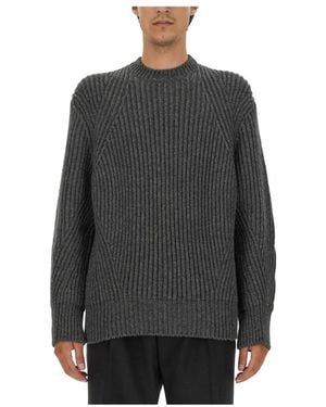 McQueen Round-Neck Knitwear - Gris