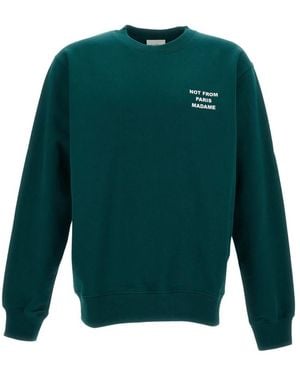Drole de Monsieur Le Slogan Sweatshirt - Grün