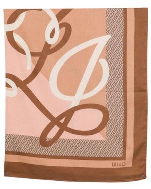 Liu Jo Silky Scarves - Marrone