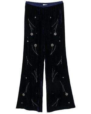 forte_forte Wide Trousers - Negro