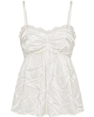 Dolce & Gabbana Sleeveless Tops - Blanc