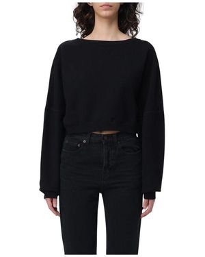 Saint Laurent Sweatshirts - Black
