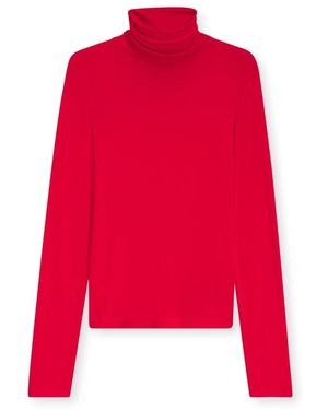 BOSS Truien & Vesten ,Rood ,C_Eliana Rollneck Top