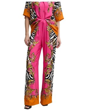 Versace Jeans Couture Wide Trousers - Rojo