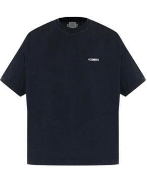 Vetements T-Shirts - Blue