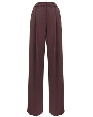 Elisabetta Franchi Wide Trousers - Purple
