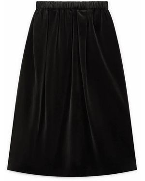 Max Mara Fluweel Glamour Rok - Zwart