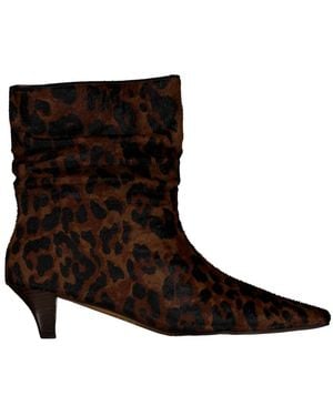 Toral Heeled Boots - Brown