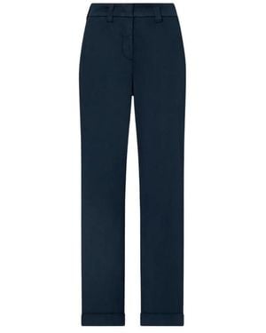 Peuterey Lavezzi Pe 03 Stretch Cotton Gabardine Hose - Blau