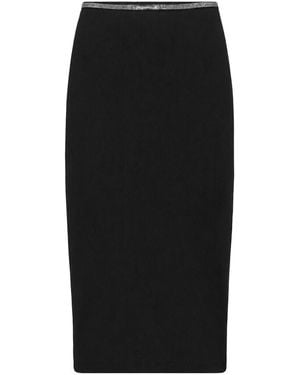 Philipp Plein Midi Skirts - Nero
