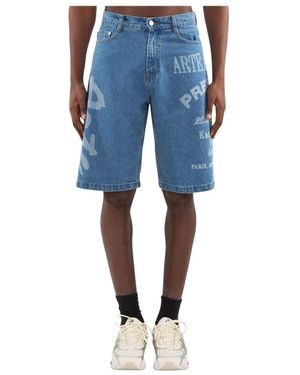 Arte' Denim Shorts - Bleu