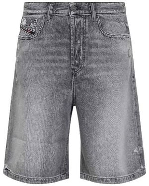 DIESEL Denim Shorts - Grey