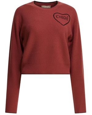 Chloé Truien & Vesten ,Roze ,Truien - Rood