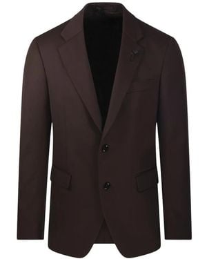Lardini Kostuums ,Bruin ,460 Jas - Zwart
