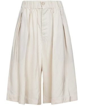 Uma Wang Long Shorts - Blanco