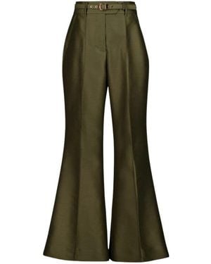 Zimmermann Wide Trousers - Verde