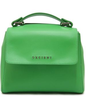 Orciani Liberty Mini Bag Mit Verstellbarem Riemen - Grün