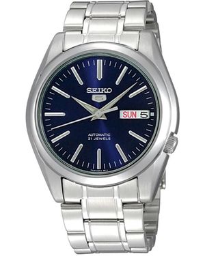 Seiko Stijlvolle Sportieve Automatische Horloge - Metallic