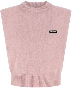 ROTATE BIRGER CHRISTENSEN Round-Neck Knitwear - Pink