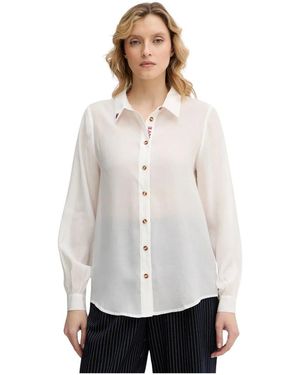 Never Fully Dressed Overhemden ,Wit ,Polyester Miley Shirt