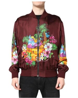Dolce & Gabbana Bomber Jackets - Red