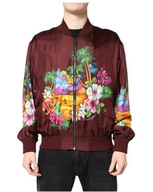 Dolce & Gabbana Bomber Jackets - Red