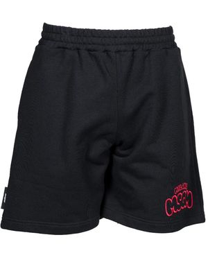 MSGM Korte Broeken ,Zwart ,Katoen Cocktail Short