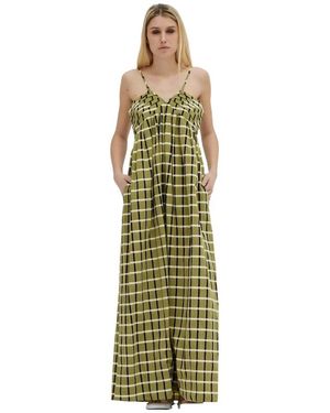 Erika Cavallini Semi Couture Maxi Dresses - Metallic