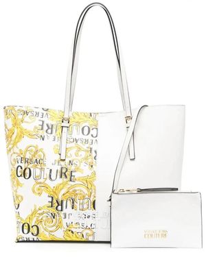 Versace Jeans Couture Tote Bags - Metálico