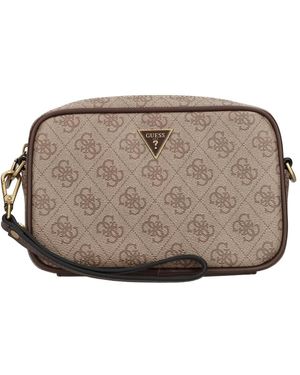 Guess Vezzola Smart 4G Logo Mini Crossbody Bag - Braun