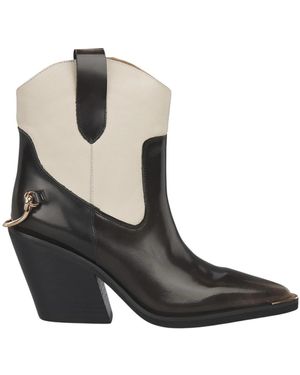 Alma En Pena. Cowboy & Biker Boots - Brown