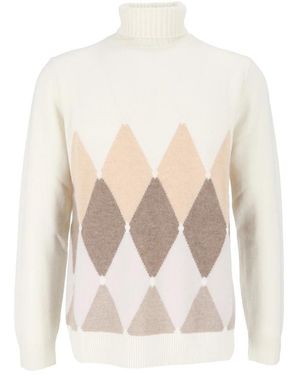 Ballantyne Cashmere Knitwear - Blanco