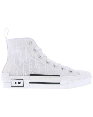 Dior Oblique Print Sneaker Für Frauen - Weiß