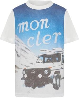 Moncler T-Shirts - Bleu