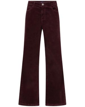 Red Button Broeken ,Paars ,Katoen Brielle 19W Fine Cord