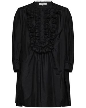 Chloé Langarm-Minikleid - Schwarz