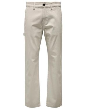 Only & Sons Chinos casual - Grigio