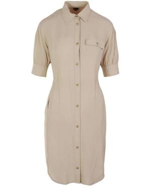 Fay Shirt Dresses - Natural
