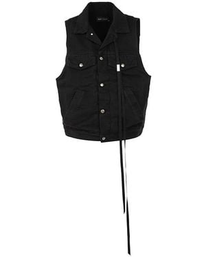 Ann Demeulemeester Vests - Zwart