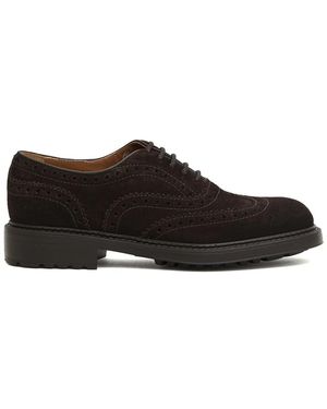 Doucal's Laced Shoes - Black