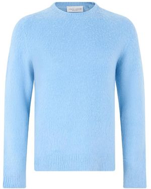 Roberto Collina Rundhals-Pullover - Blau