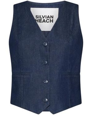 Silvian Heach Vests - Azul