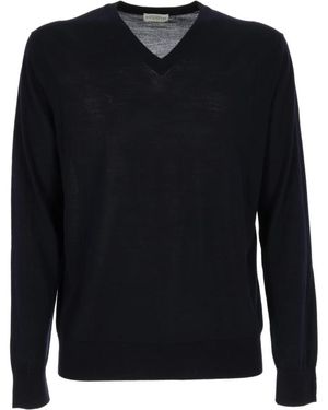 Ballantyne V-Ausschnitt Pullover - Schwarz