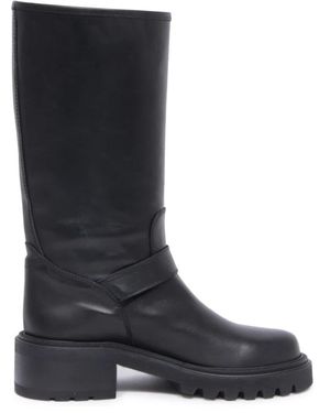 Via Roma 15 High Boots - Negro