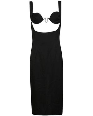 Ziah Midi Dresses - Negro