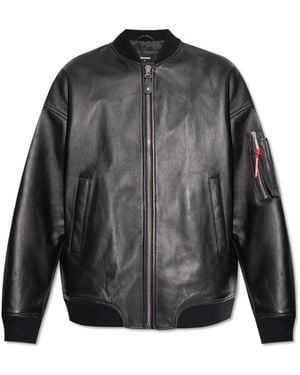 DSquared² Leather Jackets - Grijs