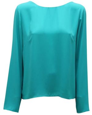 Hanita Long Sleeve Tops - Bleu