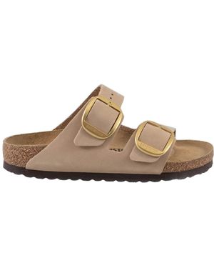 Birkenstock Sliders - Marrone