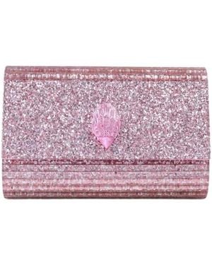 Kurt Geiger Tassen ,Roze ,Party Eagle Clutch Drench - Paars