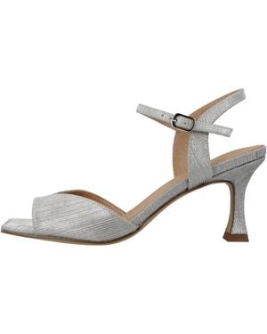 Menbur High Heel Sandalen - Grau